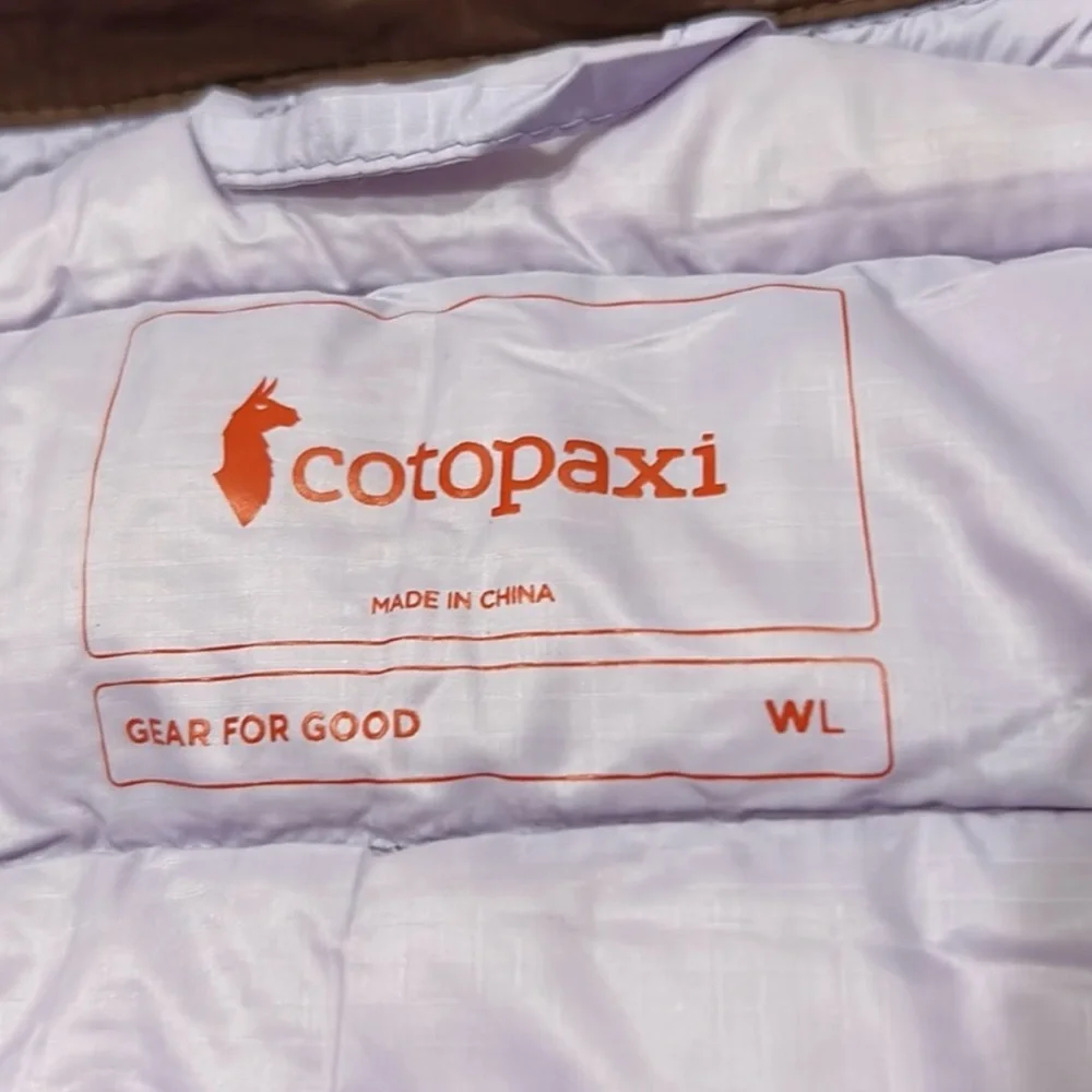 COTOPAXI | Fuego 800 Fill Down Vest Women's L Chestnut & Spice - Picture 5 of 10